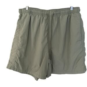 Standard Cloth women's Olive Green Shorts Size 16 Swim Hiking